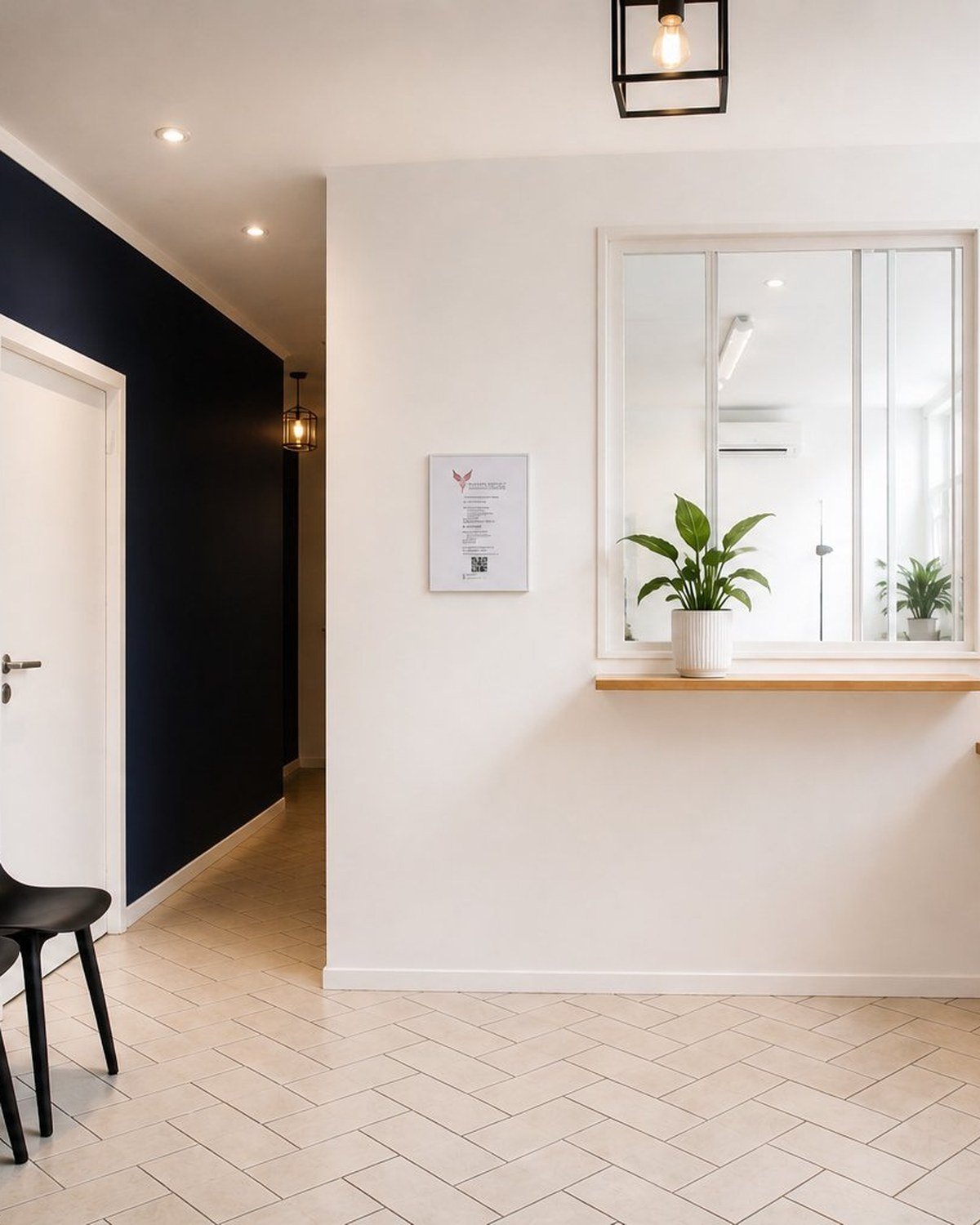 La sala de espera del Centre Médical Martine Rixhon, en Wandre (Lieja)